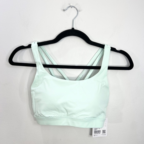 NWT Lululemon Energy Bra Medium Support B–D Cups in Sea Mist green 4 - Picture 3 of 14
